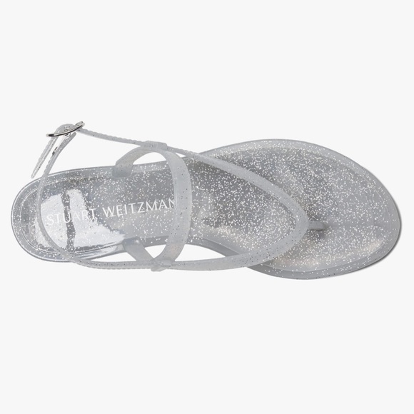 Sold NEW! STUART WEITZMAN JELLY T STRAP SANDAL SIZE 7.5 - Picture 2 of 13
